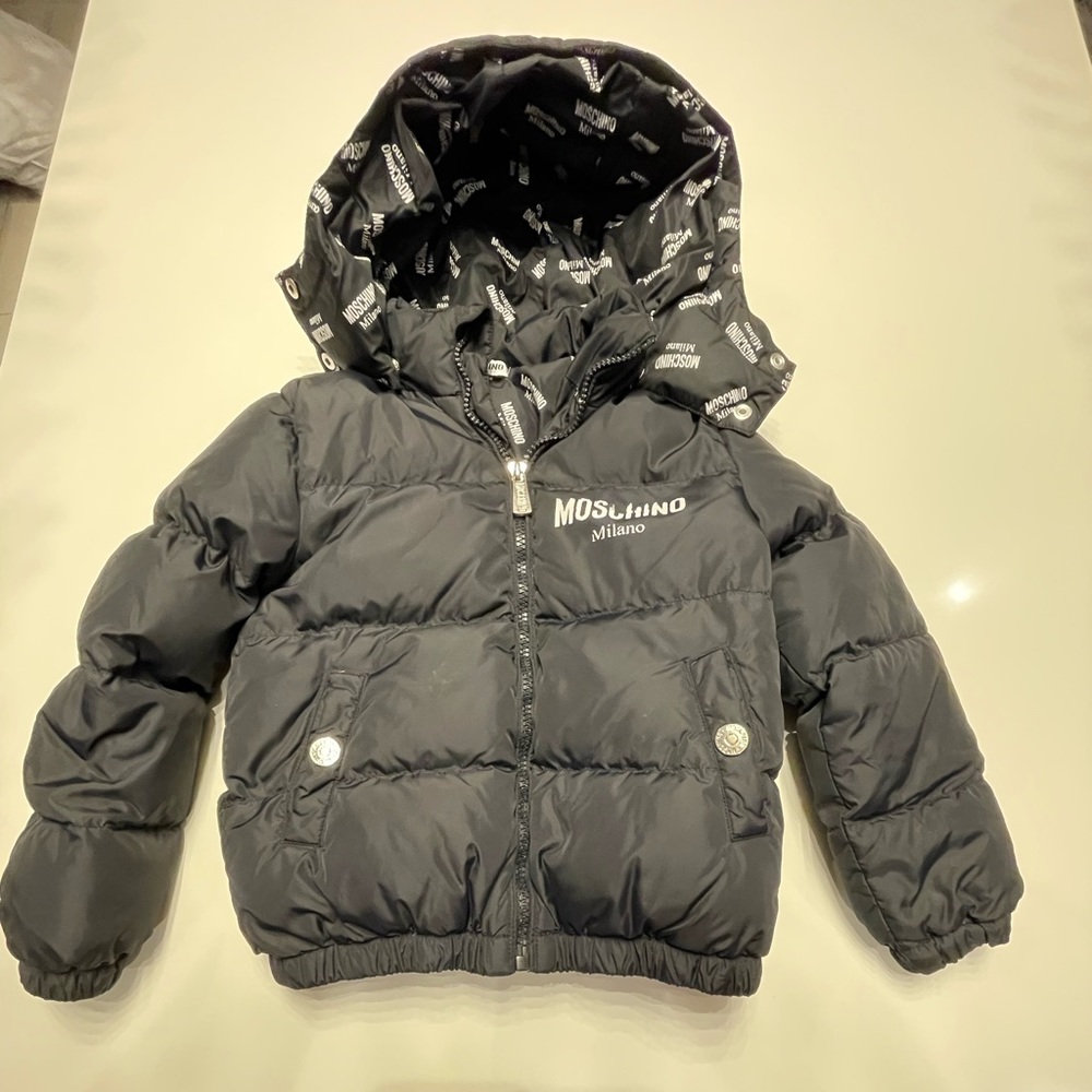 Moschino kids puffer coat size 8